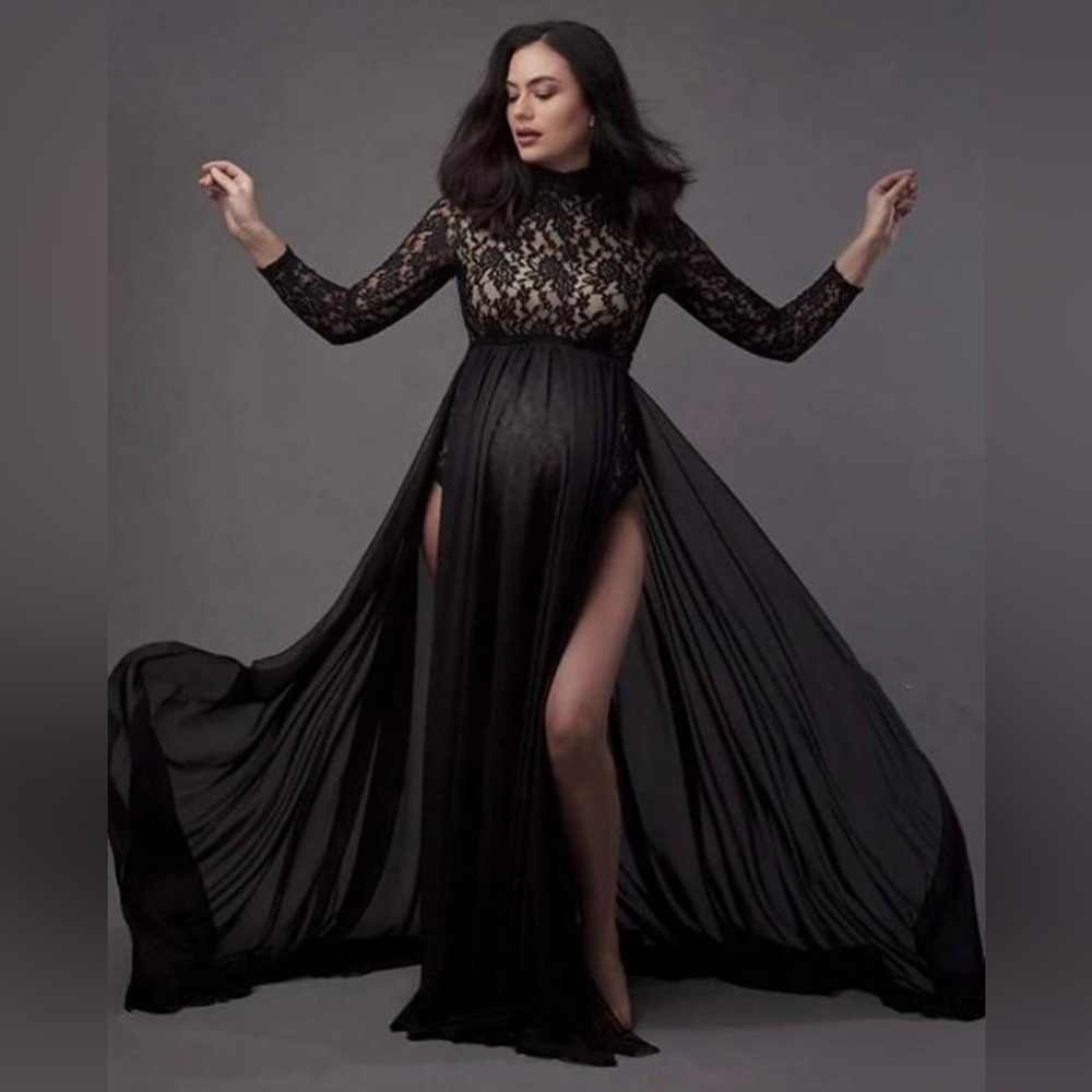 Black Maternity Dress